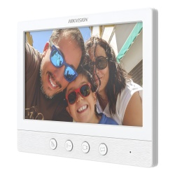HIKVISION DS-KH2230T Monitor Adicional para Videoportero / Pantalla 7 Pulgadas / Resolución 1024x600 / Botones Mecánicos / Instalación 4 Hilos 100 m (328 ft)