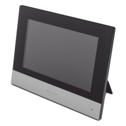 HIKVISION DS-KH6320-WTE1 Monitor IP WiFi Touch Screen / Pantalla 7" / Resolución 1024 x 600 / Wi-Fi 2.4 GHz / Ethernet 10/100 Mbps / PoE Estándar / Audio Bidireccional / Integración 16 Cámaras IP 2 MP - Img 2