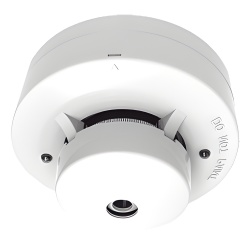 HIKVISION DS-PDSMK-4BAR Detector de Humo Fotoeléctrico / No Direccionable de 4 Hilos / LED 360° / DC 12 V / Buzzer Integrado / Algoritmos de Discriminación Avanzada
