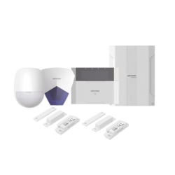 HIKVISION DS-PHA64-LP/PACK(B) KIT Panel de Alarma AX HYBRID PRO / 1 Panel Hibrido / 1 Teclado LCD / 1 PIR / 2 Contactos Magneticos / 1 Sirena Azul