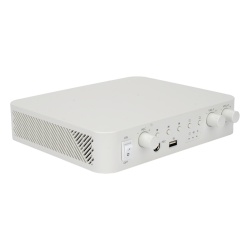 HIKVISION DS-QAE0A60G1-VB Amplificador de Audio / 2 Canales / 30 W por Canal / Bluetooth / USB / RCA / Micrófono / Cobertura 30 m (98.4 ft)