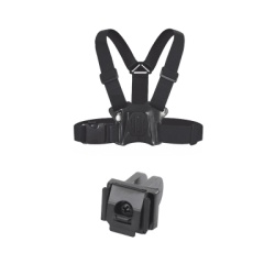 HIKVISION DSMH1711/K Arnés de Pecho / Hebilla Telescópica Ajustable / Conexión Enchufable / Compatible DS-MH2311 y DS-MCW406
