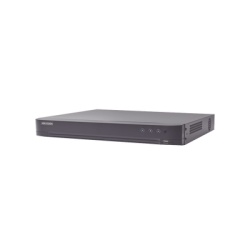 HIKVISION IDS-7208HUHI-M1/A/XT DVR Pentahíbrido / 16 Canales / 8 TURBOHD + 8 IP / 8 Megapixel (4K) / Audio Bidireccional Coaxitron / Reconocimiento Facial / AcuSense / H.265+ / 1 Bahía HDD 10 TB