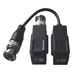 HiLook by HIKVISION BL-1H18 Kit de Transceptor (Balluns) TURBOHD con Boton Push / Hasta 8 MP (4K) / 100% Cobre / Soporta HD-TVI / AHD / CVI / CVBS / Audio por Coaxitron / Datos para Menu de Configurar