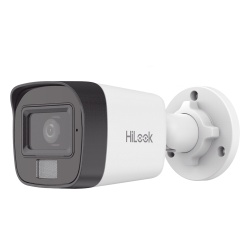 HiLook by HIKVISION IPC-B120HA-LUC [Dual Light] Bala IP 2 Megapixel (1080p) / Lente 2.8 mm / Angulo de vision 101° / 20 mts IR + 15 mts Luz Blanca / Microfono Integrado / ACUSENSE Lite / Exterior IP6