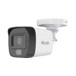 HiLook by HIKVISION IPC-B120HA-LUC [Dual Light] Bala IP 2 Megapixel (1080p) / Lente 2.8 mm / Angulo de vision 101Â° / 20 mts IR + 15 mts Luz Blanca / Microfono Integrado / ACUSENSE Lite / Exterior IP6