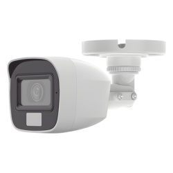 HiLook by HIKVISION THC-B127-LMS/NEU [SIN LOGO DE MARCA] [Dual Light + ColorVu] Bala TURBOHD 2 megapixel / 20 mts IR + 20 mts luz blanca / Lente 2.8 (100Â° de Vision) / Exterior IP66 / Audio por Coaxi