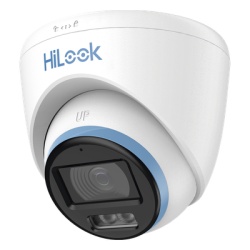 HiLook by HIKVISION THC-T259-LS [Dual Light + ColorVu] Turret TurboHD 3K / 5 Megapixel / Lente 3.6 mm / 40 mts IR EXIR + 40 mts Luz Blanca / Microfono Integrado / Exterior IP67 / dWDR