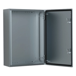 HOFFMAN ASR0505021 Gabinete de Acero Inoxidable 304L ASR IP66 / 500x500x210 mm (19.7x19.7x8.3 in) / 1 Cerradura / Montaje Placa 2 mm