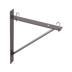 HOFFMAN LTSB12BLK Kit de Soporte Triangular a Pared Para Escalerillas de 12 y 6 in de Ancho de Acero Color Negro
