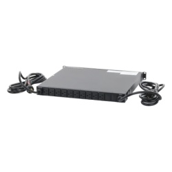 HOFFMAN NPATS11002 PDU Monitoreable de Transferencia Automatica ATS (Fuente Redundante) Con 10 Salidas 5-15R Enchufes de Entrada L5-20P Instalacion Horizontal de 19in 1UR 20 Amp 120 Vca