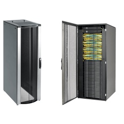 HOFFMAN PNC20811B Gabinete Rack ProLine ConnecTek 42 UR / 2000 x 800 x 1100 mm Con Capacidad 1134 kg Acero Color Negro Con Organizadores Laterales Frontal y Traseros Incluidos