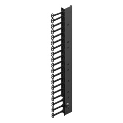 HOFFMAN PS1CM218 Organizador Vertical de Cables para Rack 45 UR (79 in) / Acero Negro RAL 9005 / Seccion 95x208 mm (3.7x8.2 in) / Capacidad 726 Cables / Dedos cada 1.75 pulg / ProLine S1 HOFFMAN