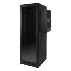 HOFFMAN PSC20610BAC2 Gabinete de Telecomunicaciones ProLine V/D 600 mm de Ancho 1000 mm de Profundidad Compatible Con Aire Acondicionado Tipo G52 NEMA 12 42 UR Color Negro
