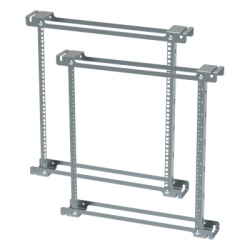 HOFFMAN PTRA24T Angulos de Rack ProTek / 12U / 19 pulgadas / Orificios Roscados (Tapped) / Acero / Zinc Plated / 533 mm (21 in) / EIA-310