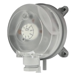 HONEYWELL BMS ADPS-03-2-N-C Interruptor de presion diferencial ajustable con perilla de doble escala para monitoreo de aire en sistemas HVAC