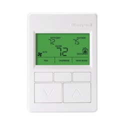 HONEYWELL BMS TR75-H/U Sensor de temperatura y humedad para pared ZIO Plus LCD/SYLK 2 hilos proteccion por password horarios programables