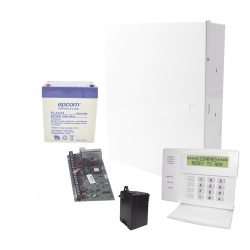 HONEYWELL HOME RESIDEO VISTA48/64SPTB Panel de alarma híbrido VISTA-48LA / 8 zonas cableadas expansibles a 48 / teclado con 4 zonas integradas / monitoreo IP y 4G