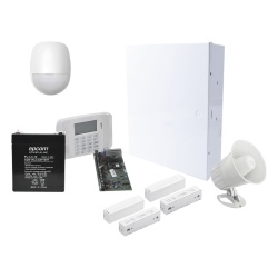 HONEYWELL HOME RESIDEO VISTA48WIRES Kit de alarma cableada / panel de 8 zonas + 40 inalámbricas / 3 particiones / AlarmNet IP y celular / Total Connect 2.0