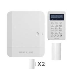 HONEYWELL HOME RESIDEO VISTAH3HPKP Panel de intrusión híbrido + teclado slim alfa / 64 zonas totales / 4 particiones / IP + LTE + Wi-Fi / Z-Wave 78 dispositivos / AES-128