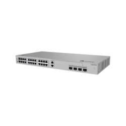 HUAWEI S220S-26PN4JX Switch de Acceso eKit Administrable / Capa 2 / 22 Puertos PoE+ Gigabit + 2 Puertos PoE+ 2.5 Gbps + 2 Puertos SFP(2.5 Gbps) + 2 Puertos SFP+(10 Gbps) / PoE Perpetuo / Presupuesto P