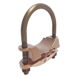HUBBELL BURNDY HUB-GAR-1626 Conector Mecanico para Cable Calibre 4 a 2/0 AWG / Paralelo o 90° Grados a Tubo de 1 1/4" o Varilla de 1 3/8" - 1 1/2".