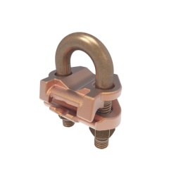 HUBBELL BURNDY HUB-GAR-6429 Conector Mecanico para Cable Calibre 2/0 AWG a 250 KCMIL / Paralelo o 90Â° a Tubo de 3/8" o Varilla de 5/8" - 3/4".