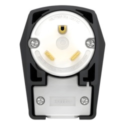 HUBBELL HUB-HBL-TT-30PA Clavija Industrial Extra Pesada / 30A 125V / NEMA TT-30P / 2 Polos 3 Hilos / UL Tipo 3R / Exterior