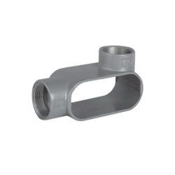 HUBBELL KILLARK HUB-L17-SA Caja Condulet Tipo L de 1/2" / Aluminio libre de Cobre.