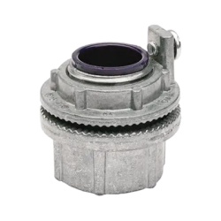 HUBBELL KILLARK HUB-WH5-AG Conector Myers de Aluminio de 1 1/2" con tornillo de puesta a tierra, disponible para Áreas Peligrosas Clase 1 División 2 de acuerdo con NEC 501.10.