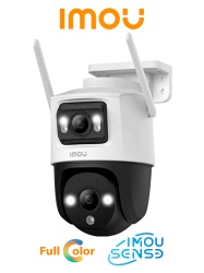 IMOU DHT0150042 IMOU Cruiser Dual 6MP (IPC-S7XN-6M0WED) - Camara IP PT Wifi Dual de 6 Megapixeles/ Lente Fijo de 3 Megapixeles y Lente PT de 3 Megapixeles/ 30 Mts de Iluminacion Nocturna/ Microfono y