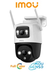 IMOU DHT0150046 IMOU Cruiser Dual 8MP (IPC-S7XN-8M0WED) - Camara IP PT Wifi Dual de 8MP con lente fijo y PT de 3MP vision nocturna de 30m microfono y altavoz integrados audio bidireccional y intel