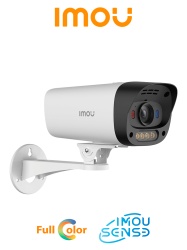 IMOU PU5E 6MP - Cámara Bullet IP de 6 Megapixeles/ Lente Fija 3.6mm/ Aurora Smart Color/ Iluminación 30 Mts/ Ángulo Horizontal 89°/ Audio Bidireccional/ Detección de Personas y Vehículos/ Soporta 512GB MicroSD/ AOR mode/ PoE/ IP67/ H.265