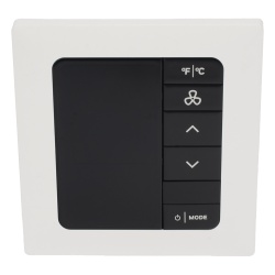 INNCOM 201-528-100-WH INNCOM e7 EMS / Termostato de Gestion Energetica / 100-277 VAC / FCU 2 y 4 Tubos / BACnet MS/TP y Wi-Fi / Sensor PIR / Blanco Hielo