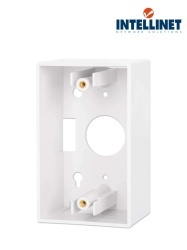 INTELLINET ITL1630004 INTELLINET 517874 Caja para pared Conexion sencilla 4.8 cm de profundidad blanco Conexion sencilla 4.8 cm de profundidad blanco