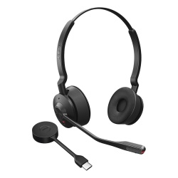 JABRA ENGAGE55-MS-STEREO-A Diadema / Auricular Jabra Engage 55 Stereo / DECT USB-A / Cancelacion Activa de Ruido / 150m Alcance (9559-450-125)