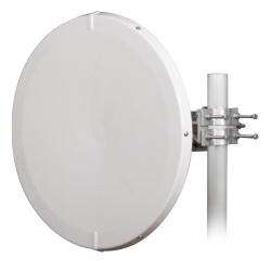 JIROUS JRMD-680-6-MIMO Antena Direccional de Alto Rendimiento / 30.5 ± 1 dBi / 2 ft / 5.9-7.125 GHz / Conectores RP-SMA / Alto Aislamiento al Ruido / Facil Montaje y herraje de acero inoxidable / Rad
