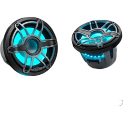 JL AUDIO 10-03082-00 Subwoofer Náutico 8" / 200 W RMS / 4 Ω / Iluminación LED Transflective™ / Rejilla Deportiva de Titanio / Deflector Infinito o Caja Cerrada / Marino
