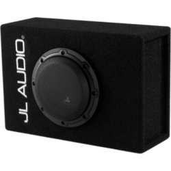 JL AUDIO 10-03163-00 Subwoofer con Caja para Coche / 6.5″ / W3v3 / 150 W RMS / 2 Ω o 4 Ω / Amplificador Recomendado 50-150 W RMS / Carcasa con Puertos / Rejillas Incluidas / JL Audio MicroSub W3
