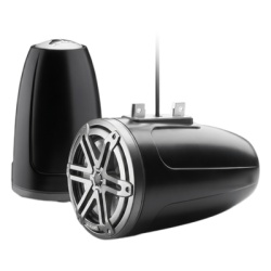 JL AUDIO 10-03267-00 Bocina Marina Tipo Torre Cerrada / 7.7 Pulgadas (196 mm) / Serie M3 / Coaxial 2 Vias / Rejilla Sport Gris / Carcasa Sport Black / 100W RMS / 4 Ohms