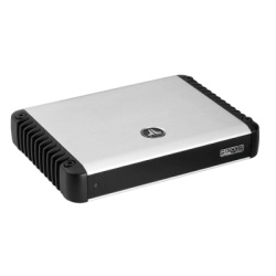 JL AUDIO 10-03318-00 HD600/4 Amplificador de Rango Completo para Automovil / 4 Canales / 600 W RMS / Clase D / Audio de Alta Definicion / Compacto