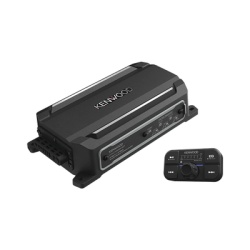 JVC KENWOOD KAC-M5024BT Amplificador de audio de 4 canales con control remoto y con conexion Bluetooth de 600 W de salida maxima