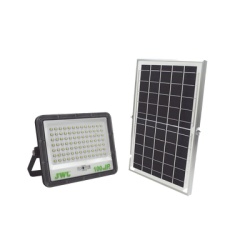 JWJ JLRE-SOL-01-100N Reflector de 100 W con Panel Solar / Bateria 3.2 V CD / T.C.C. 6 500 K / IP66.