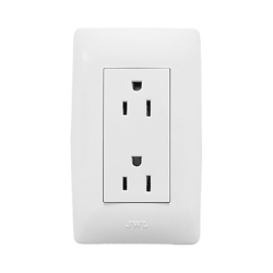 JWJ JTL-B72-24 Contacto Duplex de 127 V~60 Hz 15 A / Color Blanco.