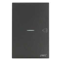 JWJ JTL-G7713 Placa de Policarbonato con Botón de Timbre / 127V~ 60Hz / 10A / Diseño Minimalista