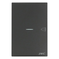 JWJ JTL-G7713 Placa de Policarbonato con Botón de Timbre / 127V~ 60Hz / 10A / Diseño Minimalista