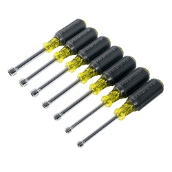 KLEIN TOOLS 65-160 Juego de Desarmadores de Caja / Métricos / Eje Hueco 76 mm (3 in) / Mango Cushion-Grip / 4 mm a 11 mm / 7 Piezas - Img 2