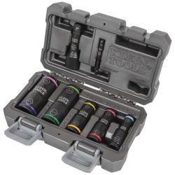 KLEIN TOOLS 66070 Juego de Dados de Impacto de 7 piezas Medidas: 3/8 x 7/16 1/2 x 9/16 5/8 x 11/16 3/4 x 13/16 y 7/8 x 15/16