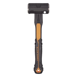 KLEIN TOOLS H80696 Marro de Acero de Aleacion 2.72 kg. de Mango Robusto de Fibra de Vidrio con Agujero para Colgarse. Ideal para Demolicion Golpeo de estacas Insercion de cunas