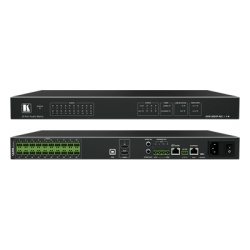 KRAMER AFM-20DSP-AEC Matriz de Audio Digital | 20 Puertos Analogicos Configurables | DSP Multicanal | AEC | Amplificador 2x60W + 1x120W | Dante 4x4 | HDMI 4K60 | USB Plug & Play | Montaje Rack 1U